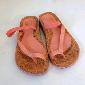 OTZ | Pink Comfort Walking Sandal Cork Shoe 38